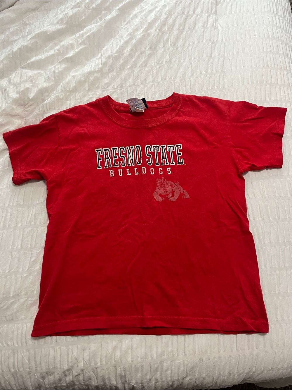 Blue 84 Fresno State Bulldogs Red Short Sleeve Tee